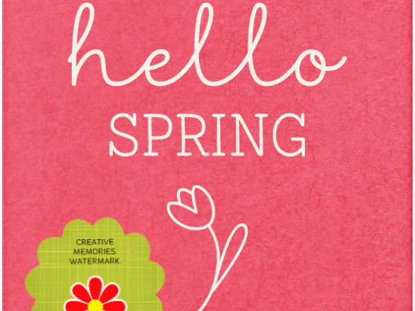 Hello Spring Pink - CREATIVE MEMORIES