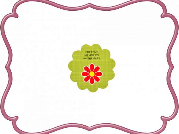 My Spring Frame Fancy Landscape-MAUVE - CREATIVE MEMORIES