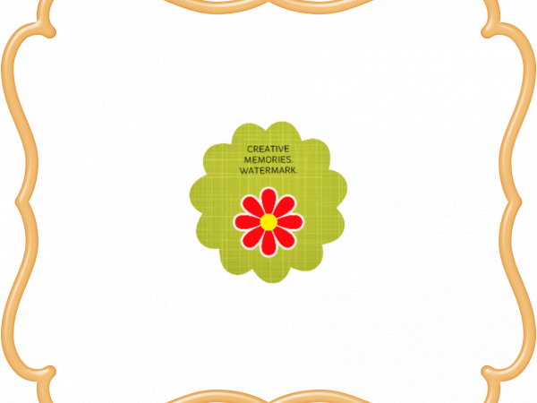My Spring Frame Fancy ORANGE - CREATIVE MEMORIES
