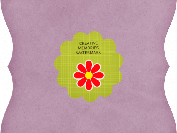 My Spring Journal Bracket-PURPLE - CREATIVE MEMORIES