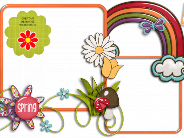 Rainbow Spring-ORANGE - CREATIVE MEMORIES