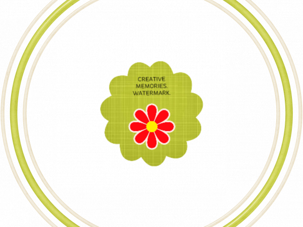 Sherbet Spring Frame Circle - YELLOW GREEN