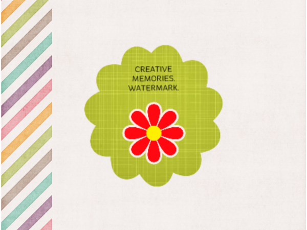 Spring Colour Ribbon Border - CREATIVE MEMORIES