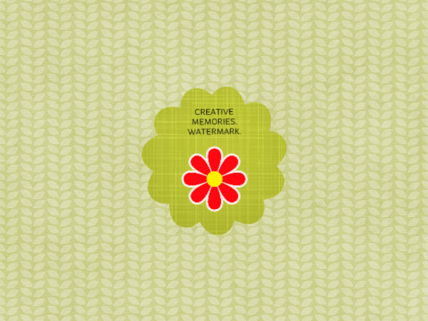 .Green Spring Wall Paper - CREATIVE MEMORIES