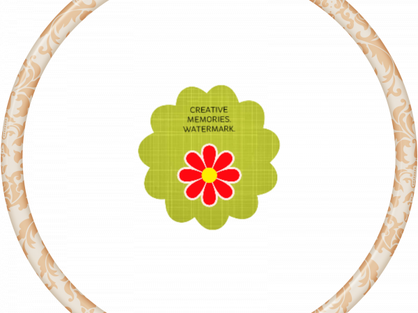 10 Things Frame. Floral Orange - CREATIVE MEMORIES
