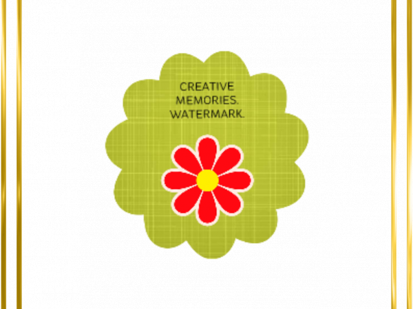 Achievement Frame Double Portrait Gold - CREATIVE MEMORIES