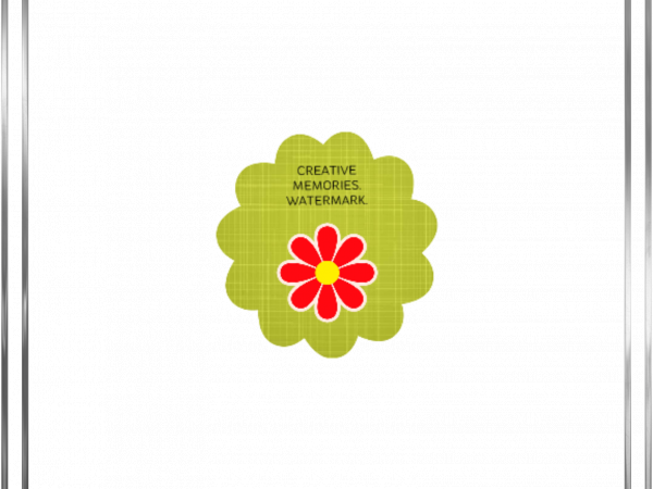 Achievement Frame Double Square Silver - CREATIVE MEMORIES