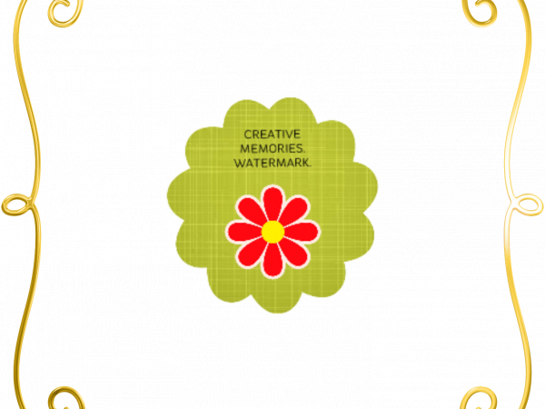 Achievement Frame Ornate Swirl Outline - CREATIVE MEMORIES