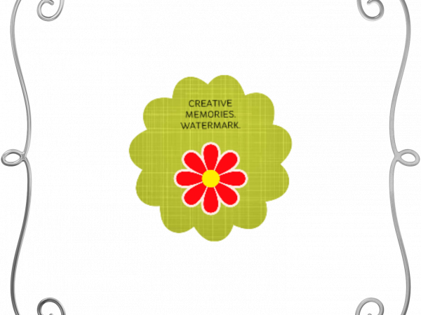 Achievement Frame Silver Swirl Portrait - CREATIVE MEMORIES