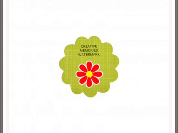 Achievement Frame Square Double Gray White - CREATIVE MEMORIES