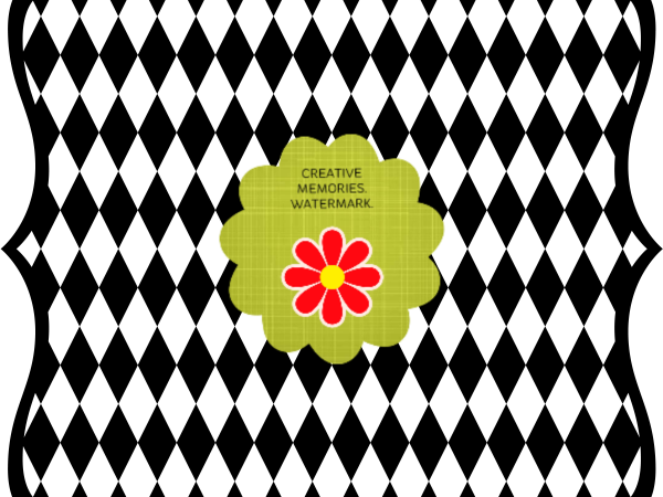 Black Diamond Pattern - CREATIVE MEMORIES