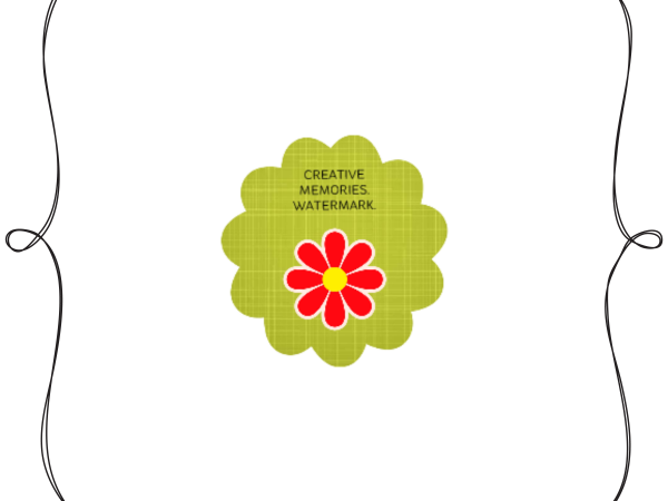 Black Square Swirl - CREATIVE MEMORIES