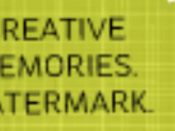 Blue Circle Banner - CREATIVE MEMORIES