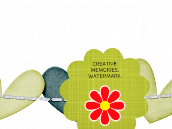 Blue Green Hearts - CREATIVE MEMORIES