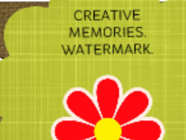 Brown White Banner - CREATIVE MEMORIES