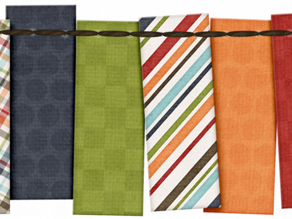 Colourful Fabric Tiles - CREATIVE MEMORIES