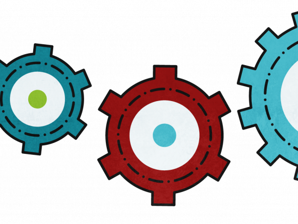 Colourful Gears Border - CREATIVE MEMORIES