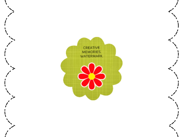 Dotted Scallop Lines - CREATIVE MEMORIES