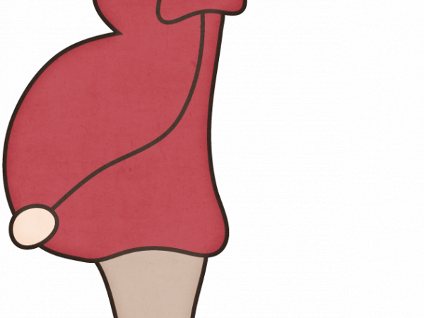Pregnant Mom Red Shirt - CREATIVE MEMORIES