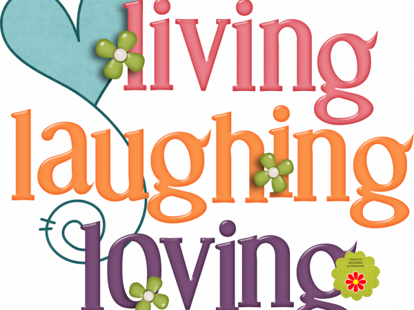 A Life Expressed Word Art Living Laughing - CREATIVE MEMORIES