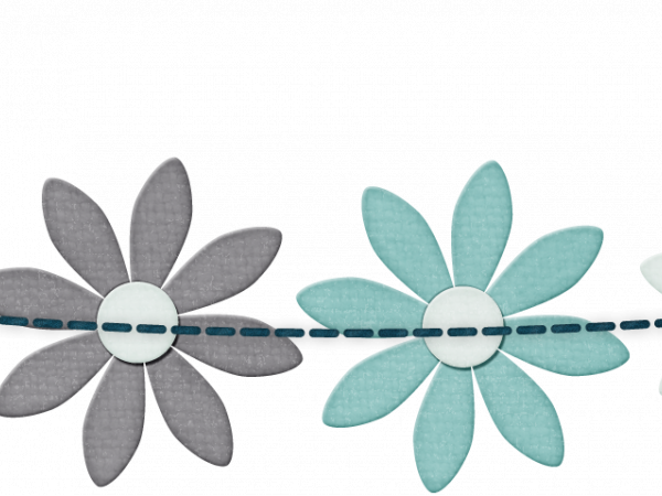 Blue Daisy Flowers - CREATIVE MEMORIES