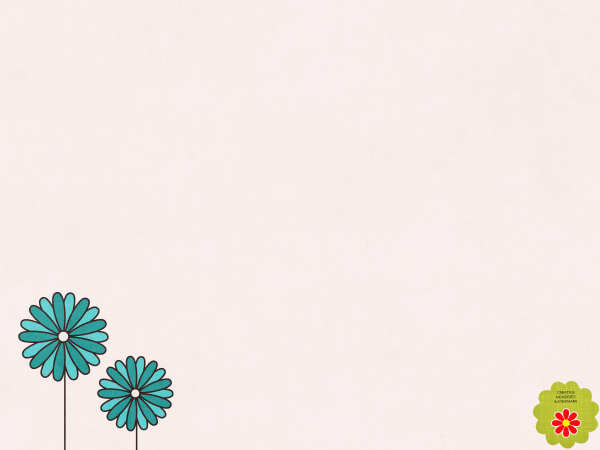 Blue Flowers On Pink - CREATIVE MEMORIES