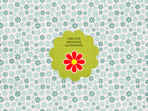 Blue Little Floral - CREATIVE MEMORIES