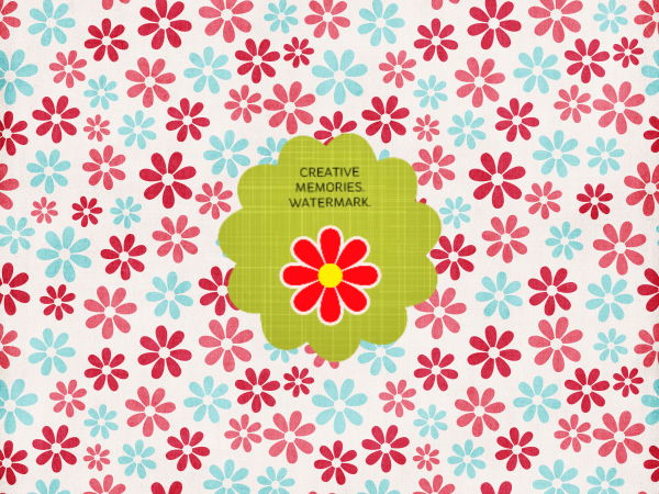 Blue Pink White - CREATIVE MEMORIES