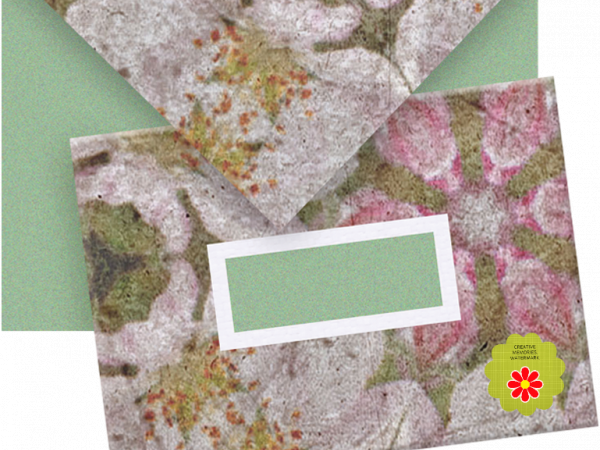 Envelope and Card Flowers - CREATIVE MEMORIES