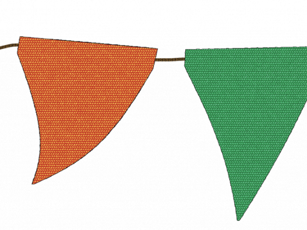 Green Red White Banner - CREATIVE MEMORIES