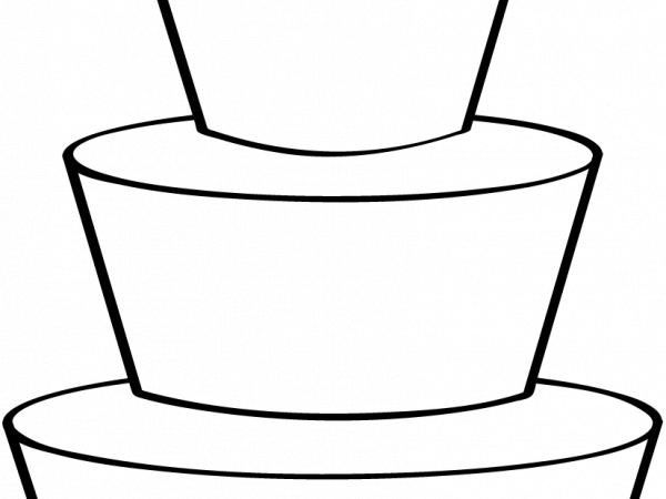 Wedding Cake Outline - CREATIVE MEMORIES - WEDDINGS