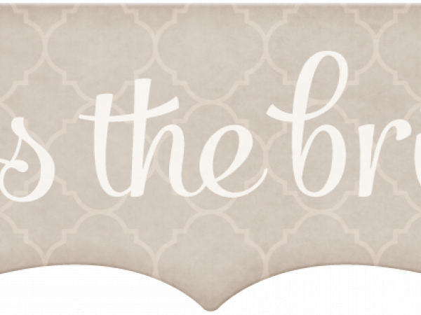 Wedding Story Brown Word Art Kiss The Bride - CREATIVE MEMORIES - WEDDINGS