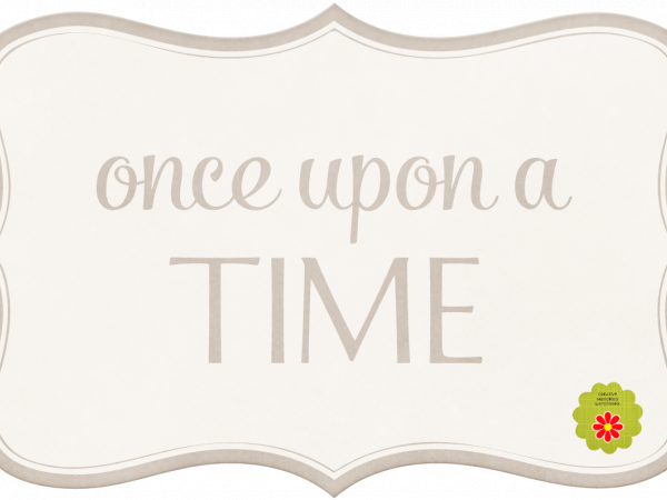 Wedding Story Brown Word Art Once Upon A Time - CREATIVE MEMORIES - WEDDINGS