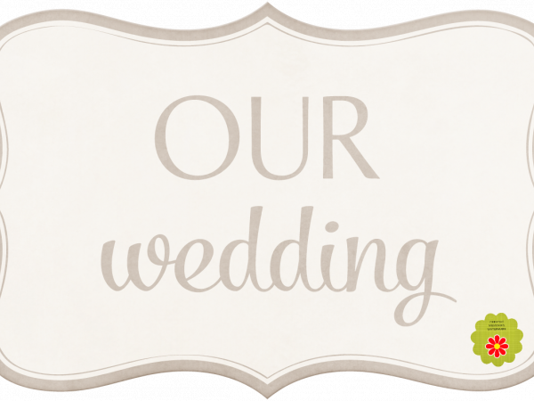 Wedding Story Brown Word Art Our Wedding - CREATIVE MEMORIES - WEDDINGS