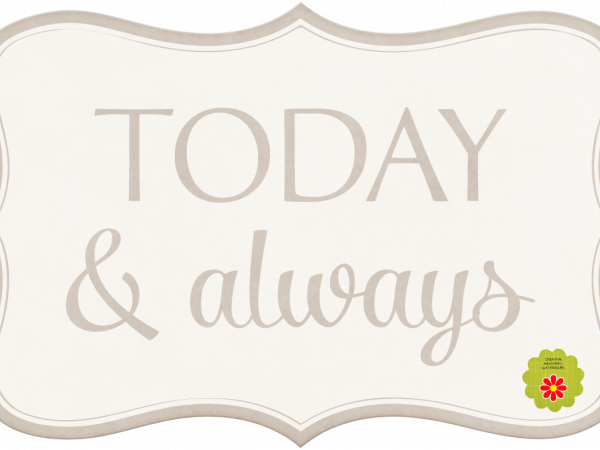 Wedding Story Brown Word Art Today And Always - CREATIVE MEMORIES