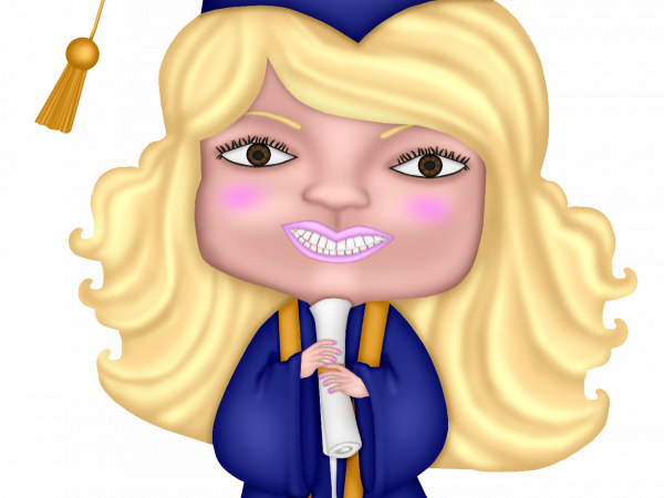 Blue Grad Girl - CREATIVE MEMORIES