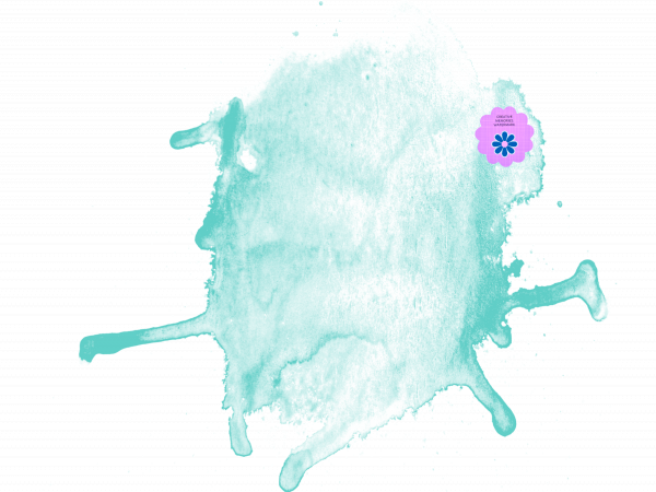 Blue Brush Splash - CREATIVE MEMORIES