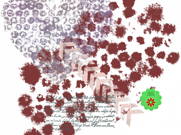 Heart Red Paint Splatter - CREATIVE MEMORIES