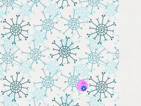 Blue Silver Snowflakes On White - CREATIVE MEMORIES