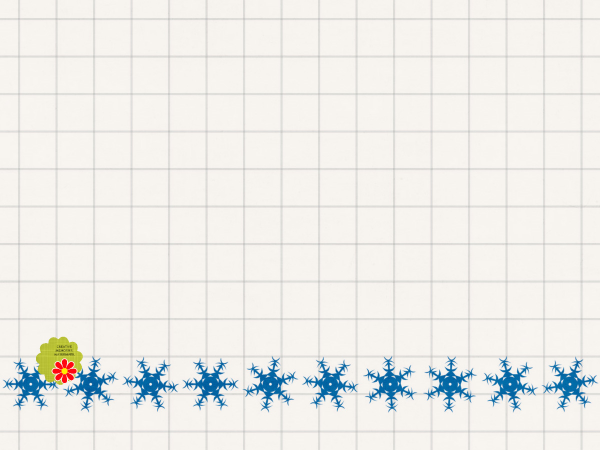 Blue Snowflakes Line - CREATIVE MEMORIES
