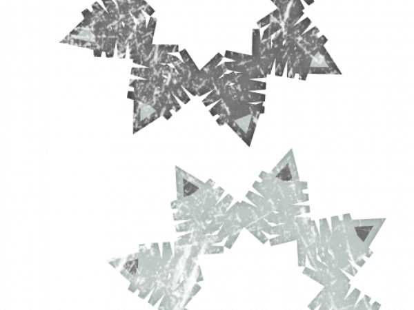 Grey Snowflake Banner - CREATIVE MEMORIES