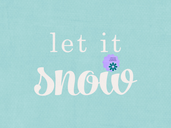 Let It Snow On Blue - CREATIVE MEMORIES