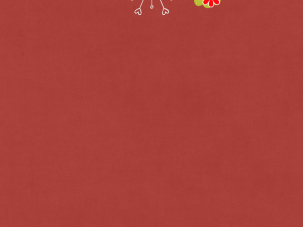 Snowflake On Red Page - CREATIVE MEMORIES