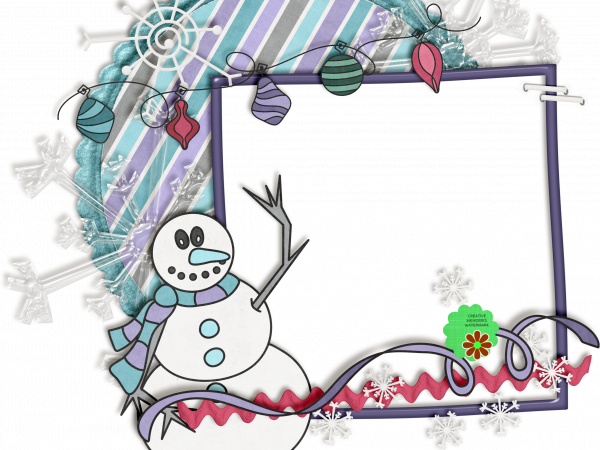 Snowman Ornament Winter - CREATIVE MEMORIES