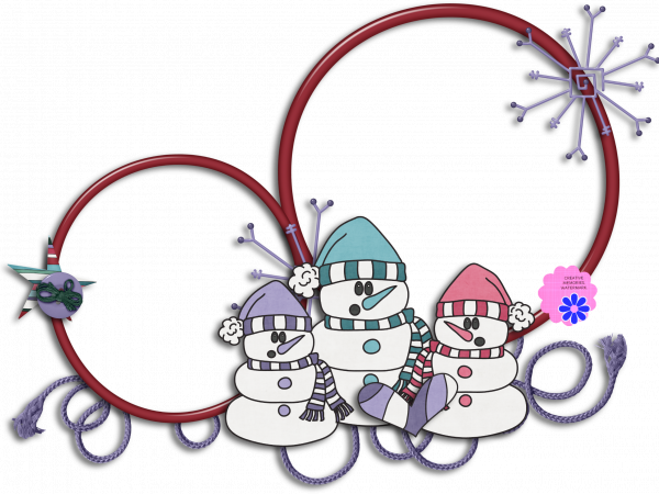 Snowman Three Circles - CREATIVE MEMORIES