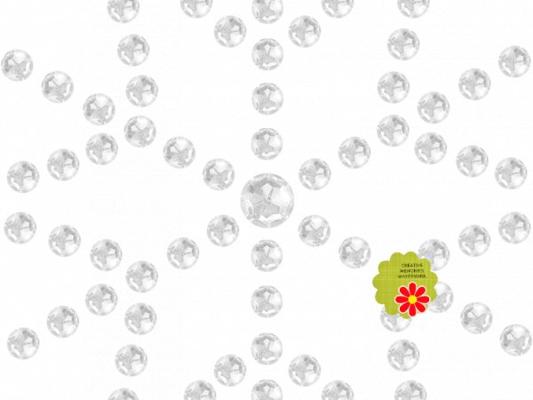 White Snowflake Beads - CREATIVE MEMORIES