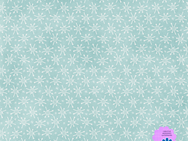 Blue Snowflake Wallpaper - CREATIVE MEMORIES