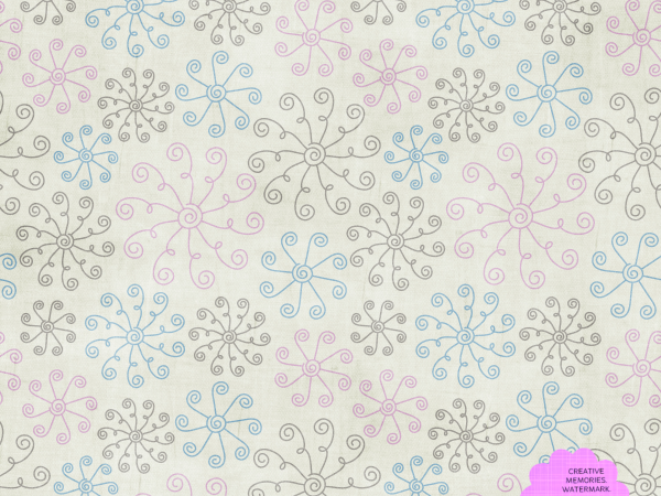 Swirl Snowflake Wallpaper - CREATIVE MEMORIES