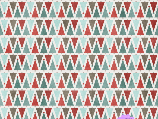 Coloured Christmas Trees - CREATIVE MEMORIES
