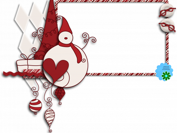 Christmas Pattern Frame - CREATIVE MEMORIES